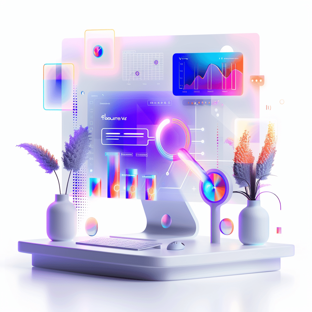 Representação visual da análise de sentimento nas redes sociais usando inteligência artificial