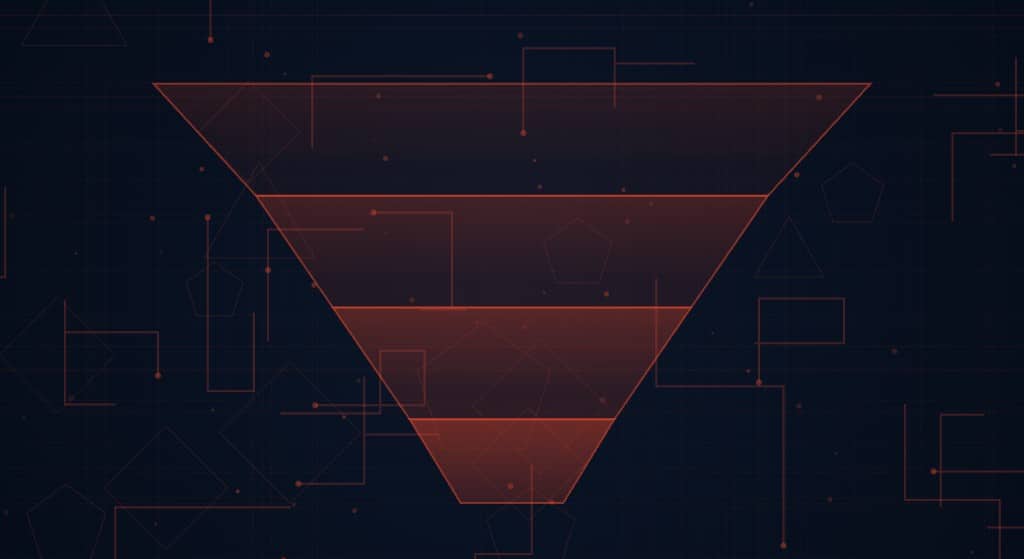 Funil de implementação de estratégia ABM com inteligência artificial