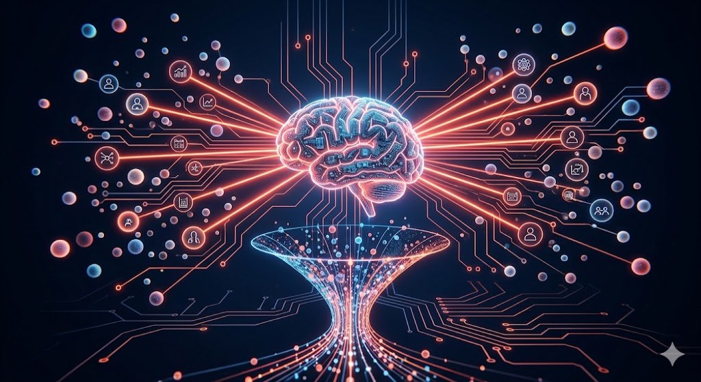Comparativo entre personalização tradicional genérica e hiper-personalização individual com IA