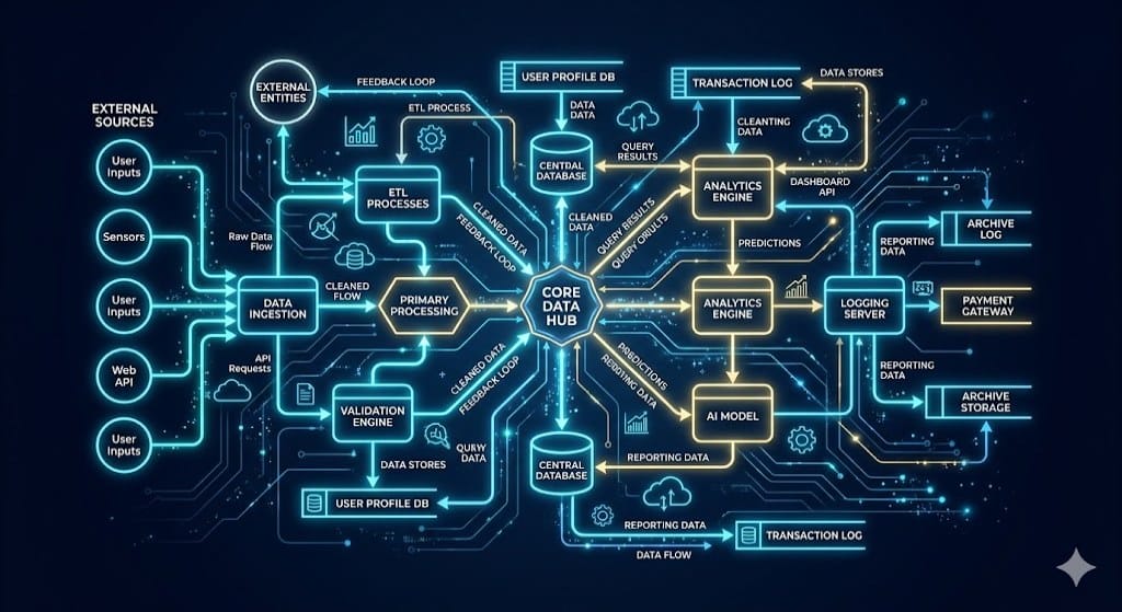 Fluxo de dados e ativação multicanal em uma Customer Data Platform