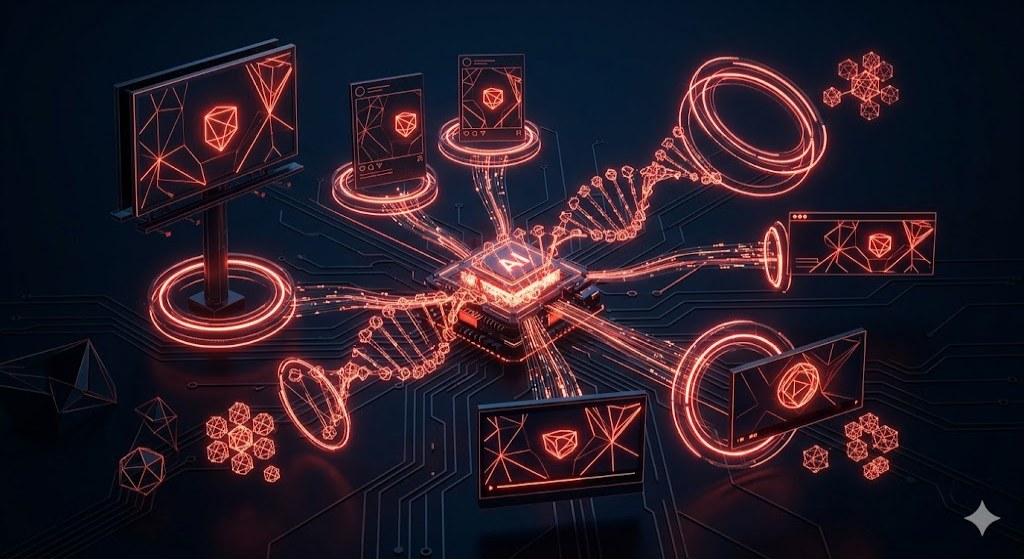 Dashboard de métricas e impacto da IA Generativa na performance de criativos publicitários