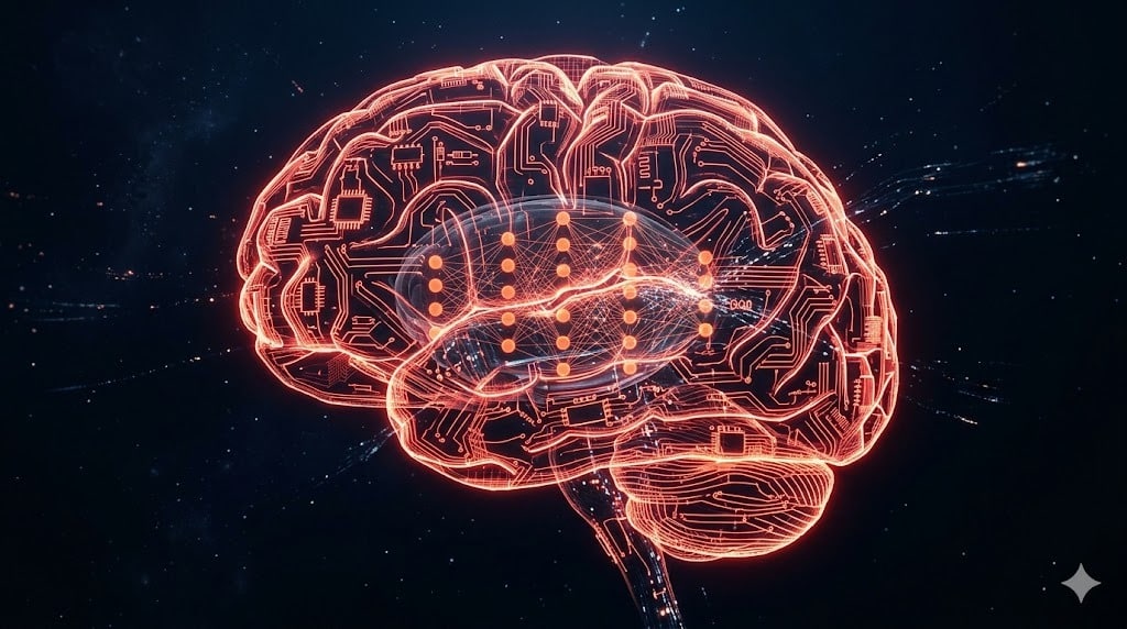 Inteligência artificial analisando dados de atribuição de marketing