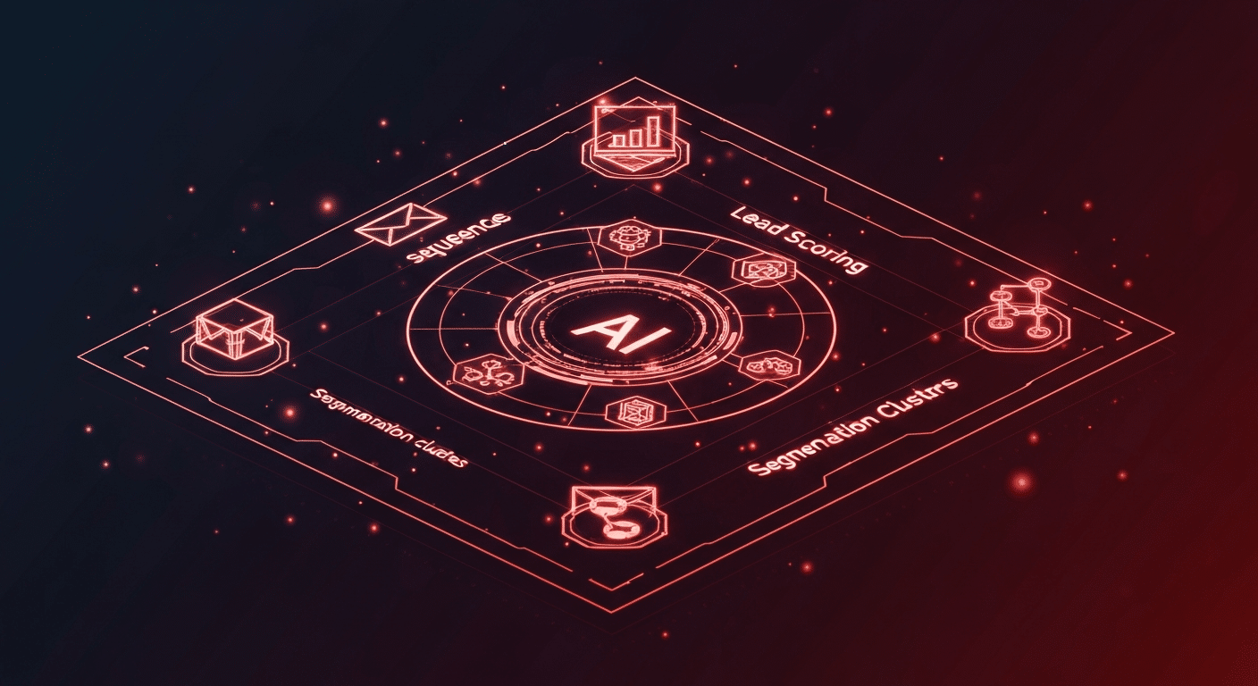 Aplicacoes de IA em automacao de marketing lead scoring segmentacao e triggers