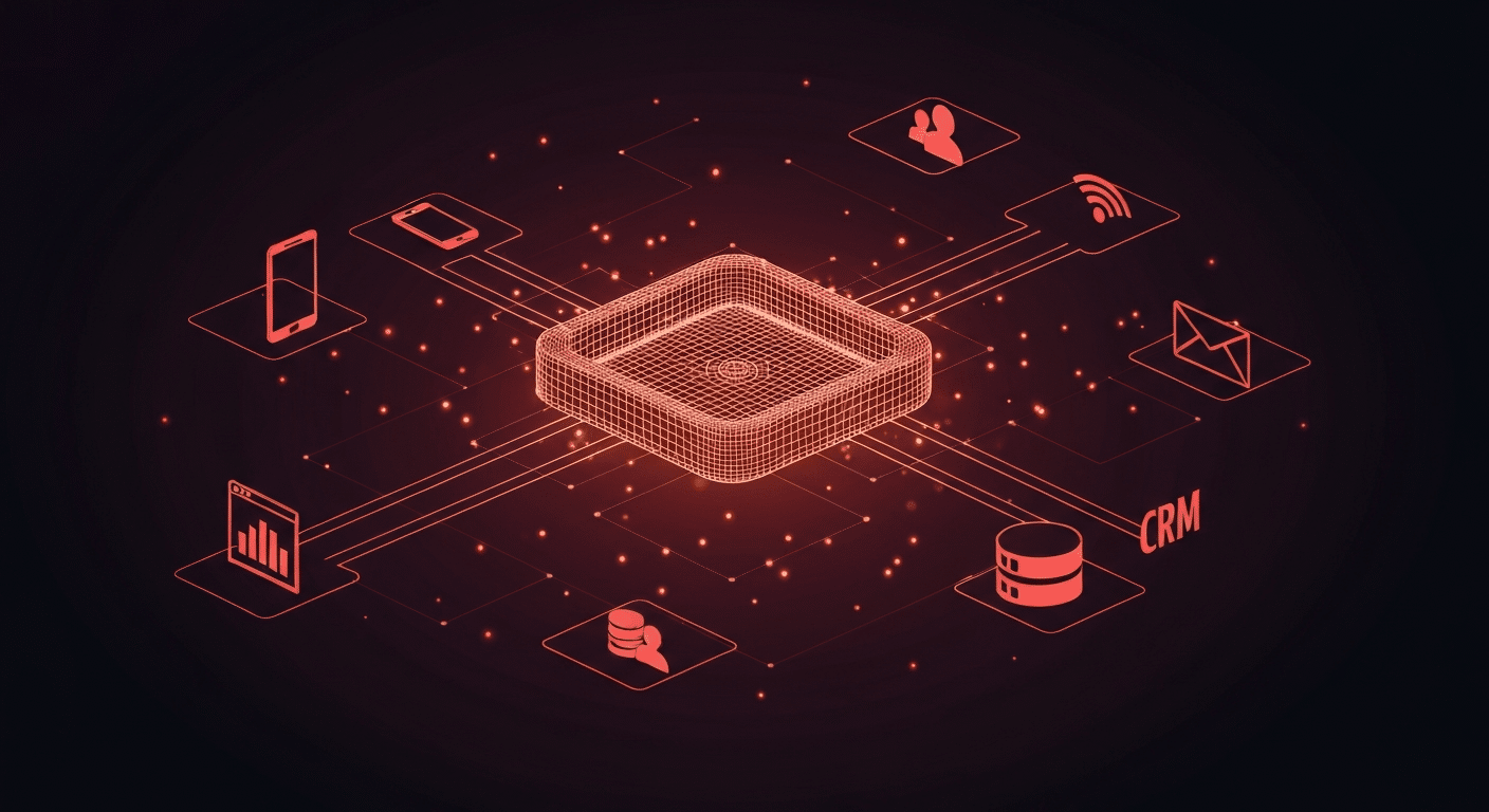 Customer Data Platform CDP unificando dados de multiplas fontes em um hub central