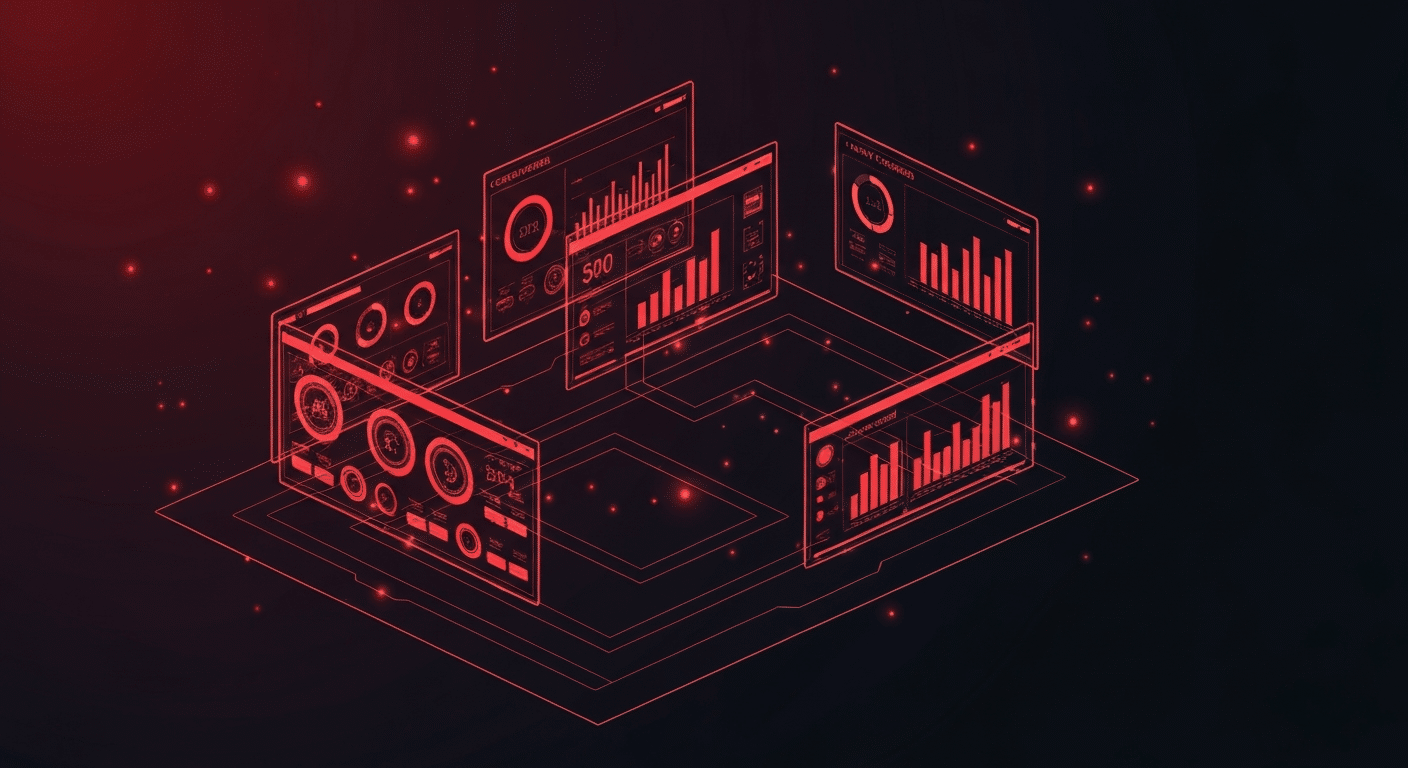 Dashboard de metricas de conversao e analytics para CRO com IA