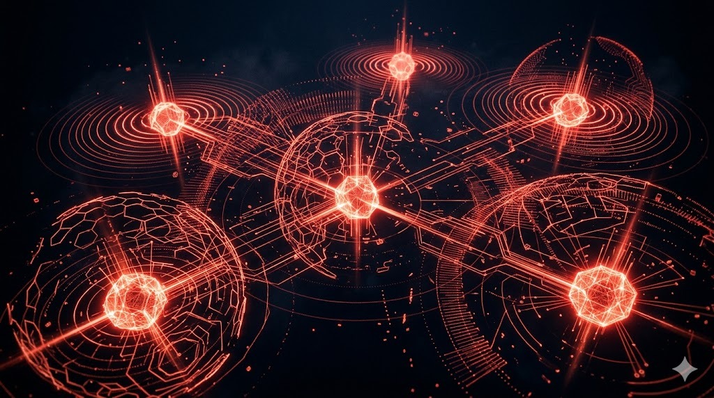 Sinais de intent data B2B irradiando de contas do ICP