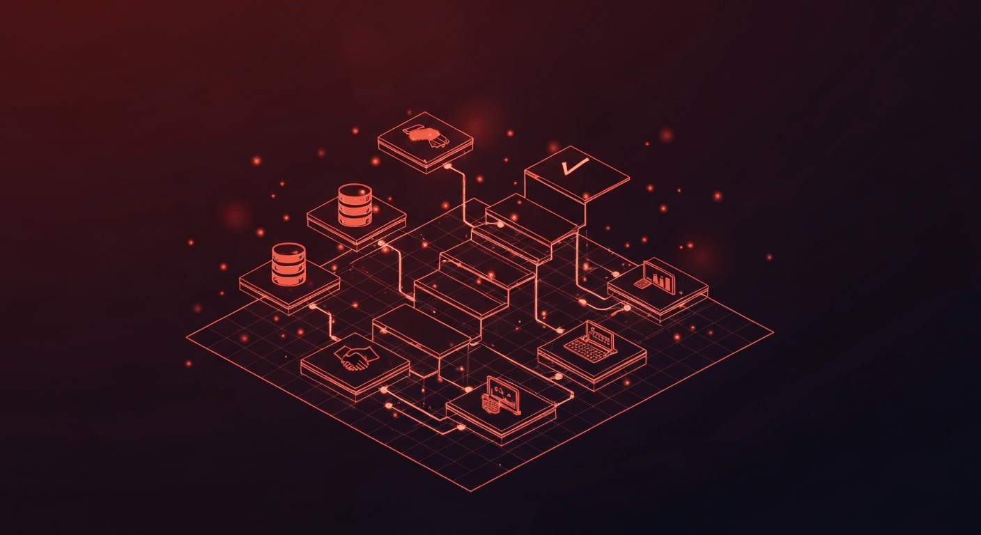 Framework de implementacao de Revenue Operations em quatro etapas dados SLAs atribuicao e dashboards