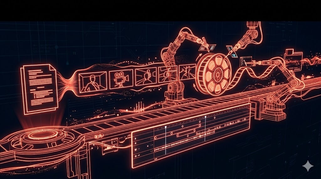 Inteligência artificial transformando a produção de vídeos para marketing digital